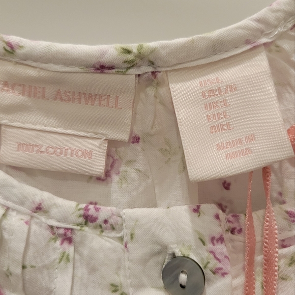 Rachel Ashwell Floral Ruffle Sleeveless Sleepwear Dress - Picture 3 of 9